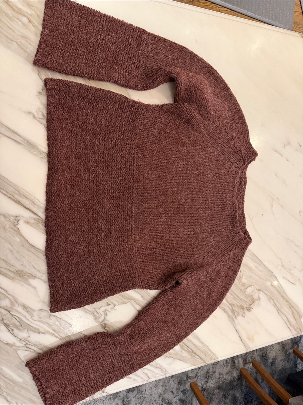 InWear Cozy Scoop Neck Sweater in Bordeaux